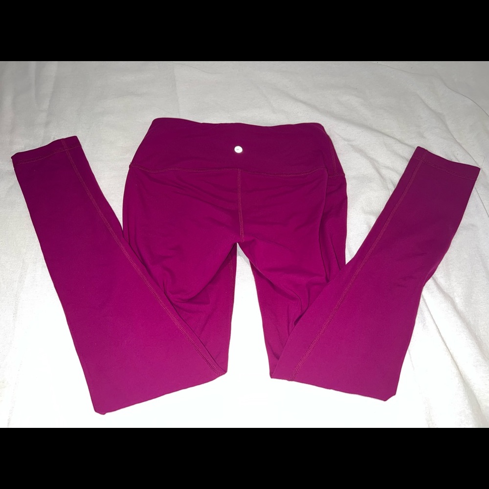 90 Degree By Reflex Magenta Leggings (High Rise)